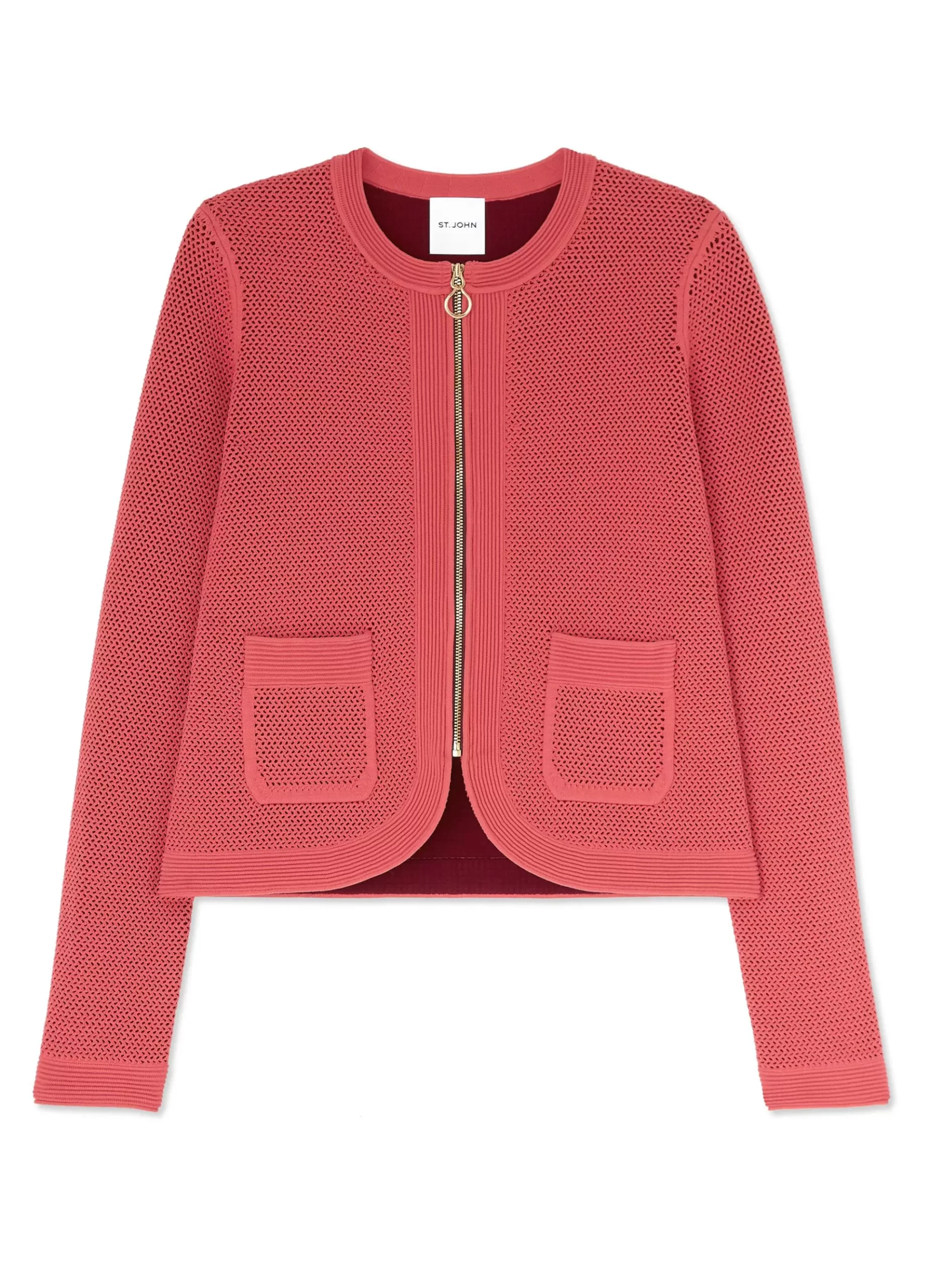 St. John Bi-Tonal Stretch Knit Jacket |  COORDINATING SETS | LIGHT JACKETS