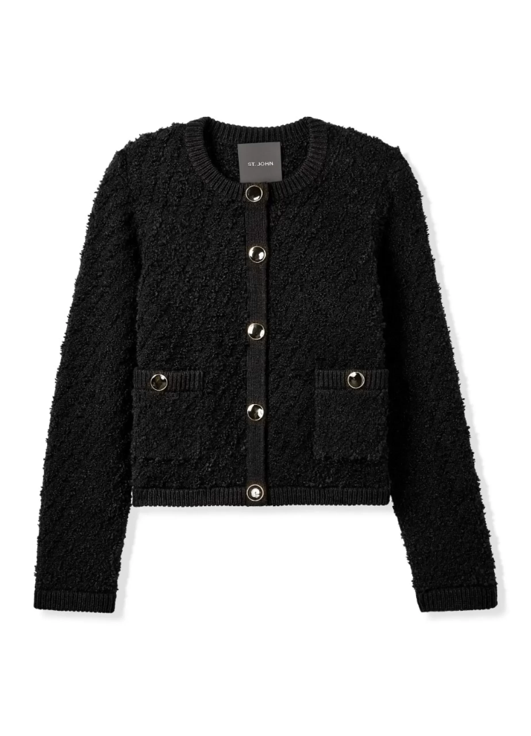 St. John Boucle Pocket Cardigan |  SWEATERS