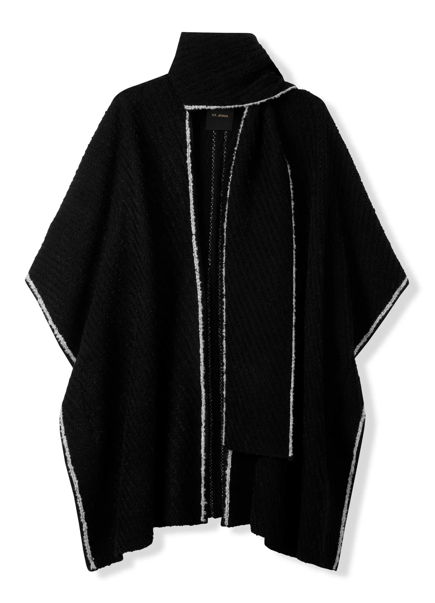 St. John Boucle Twill Wrap |  CAPES & WRAPS | ACCESSORIES