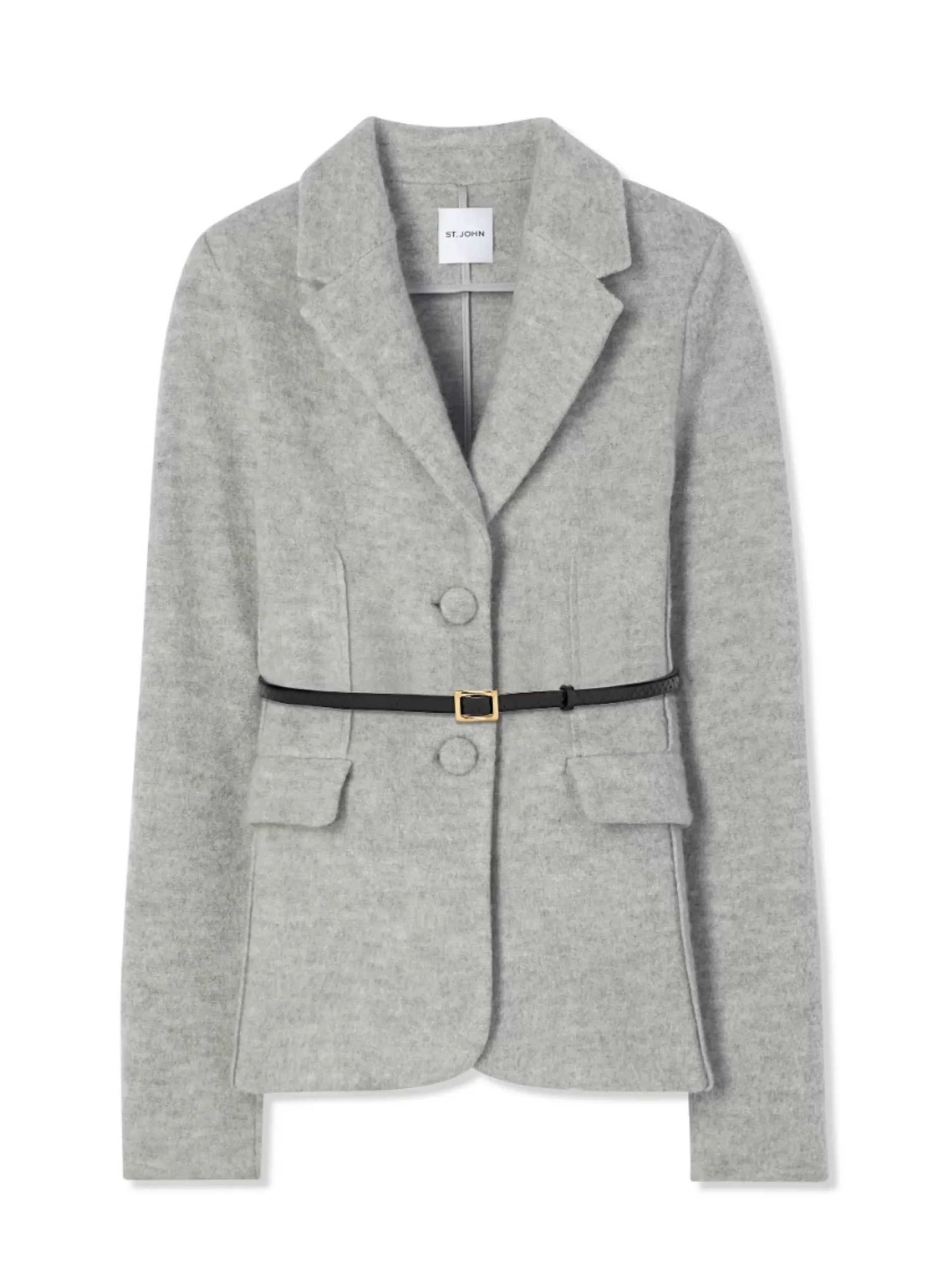 St. John Brushed Wool and Mohair Jacket |  JACKETS