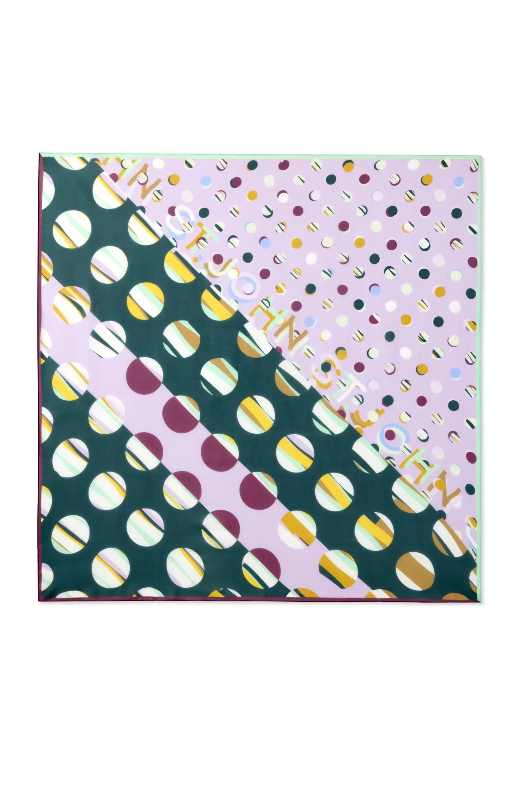 St. John Collage Dot Silk Scarf |  SCARVES