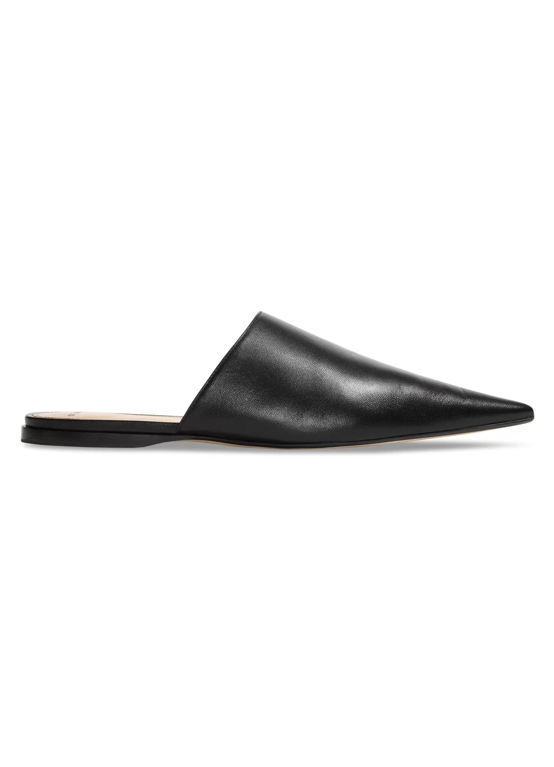 St. John Flat Leather Mule |  HANDBAGS & SHOES