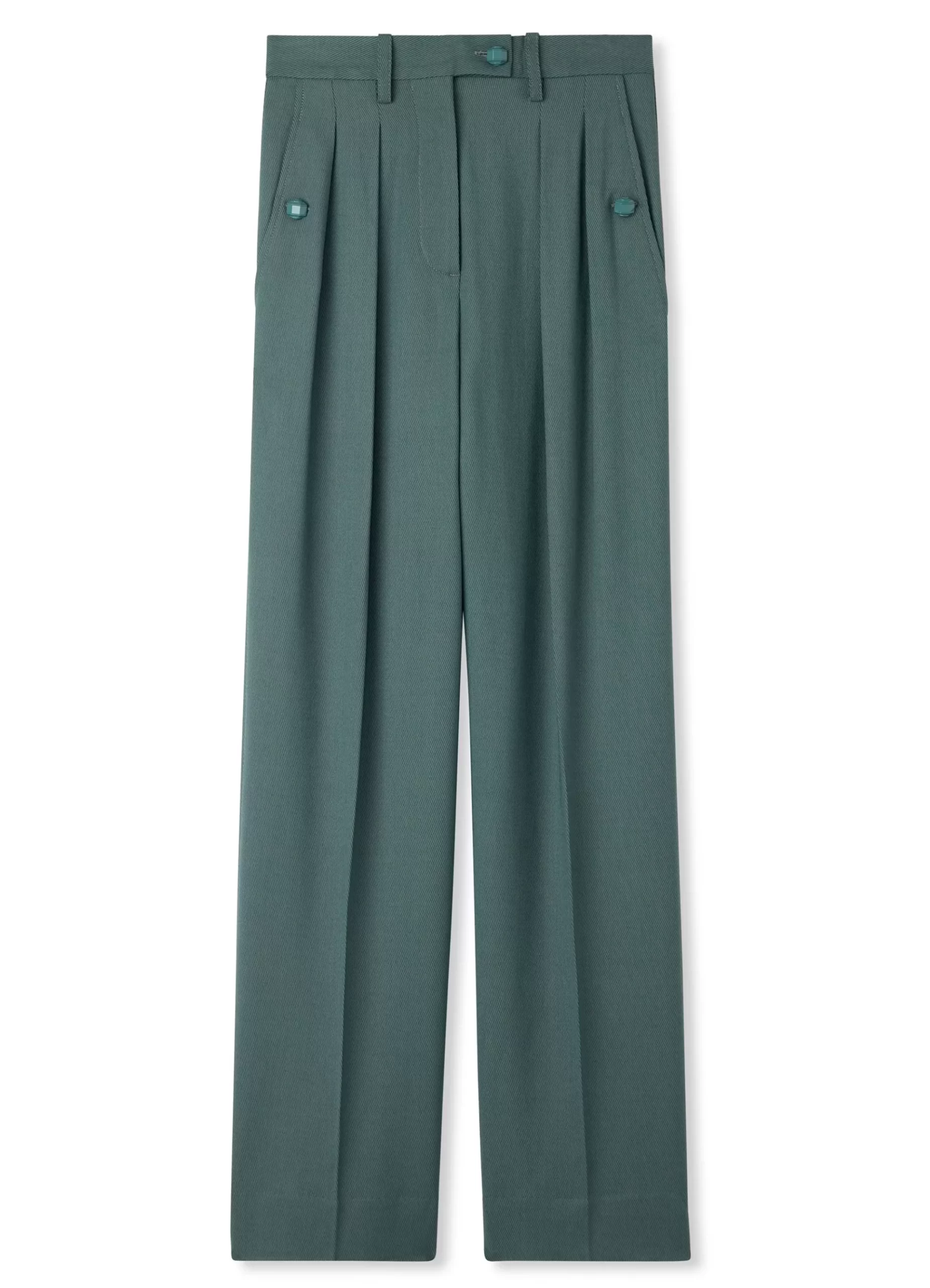 St. John Fluid Viscose Twill Pant |  TRANSITIONAL CLOTHING | PANTS