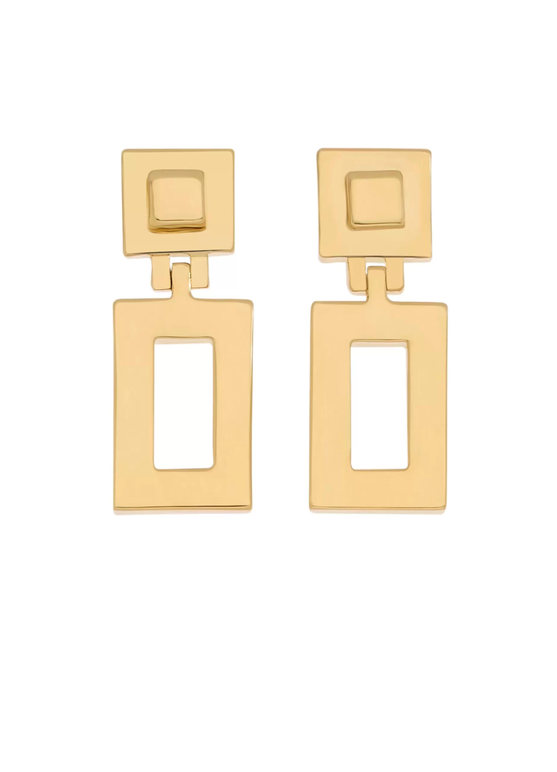 St. John Geo Cut Out Earrings |  JEWELRY