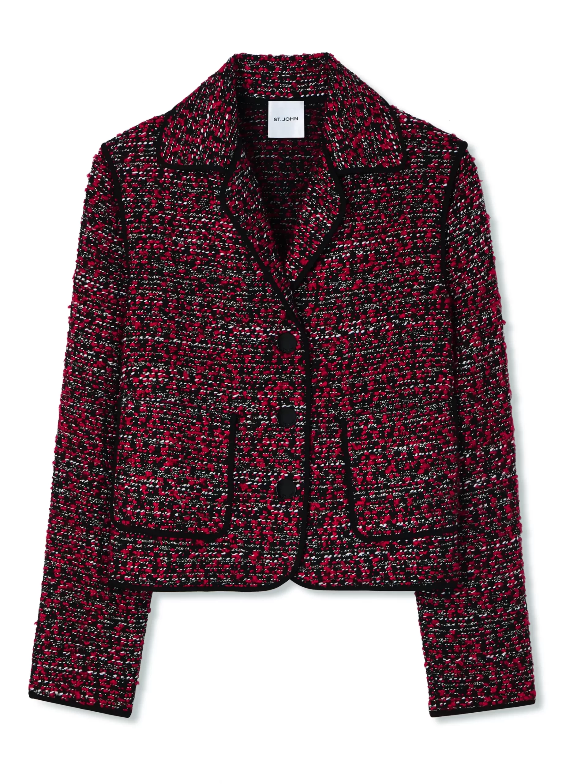 St. John Lurex Bouclette Tweed Jacket |  JACKETS