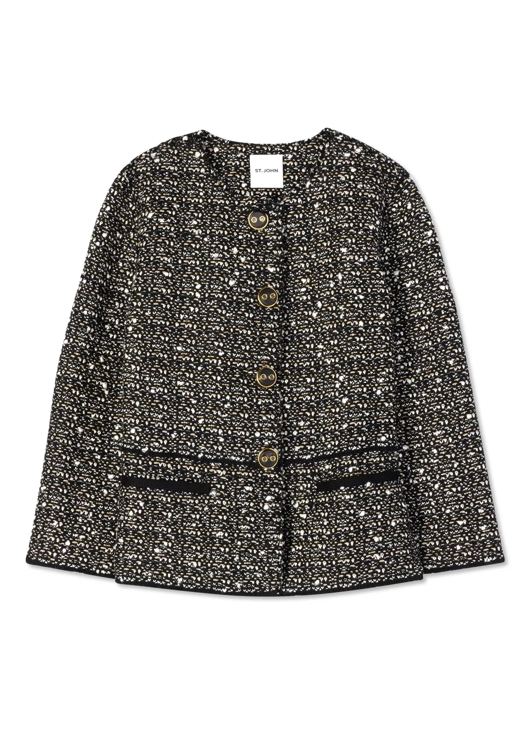 St. John Multi Slub Tweed Jacket |  LIGHT JACKETS | JACKETS