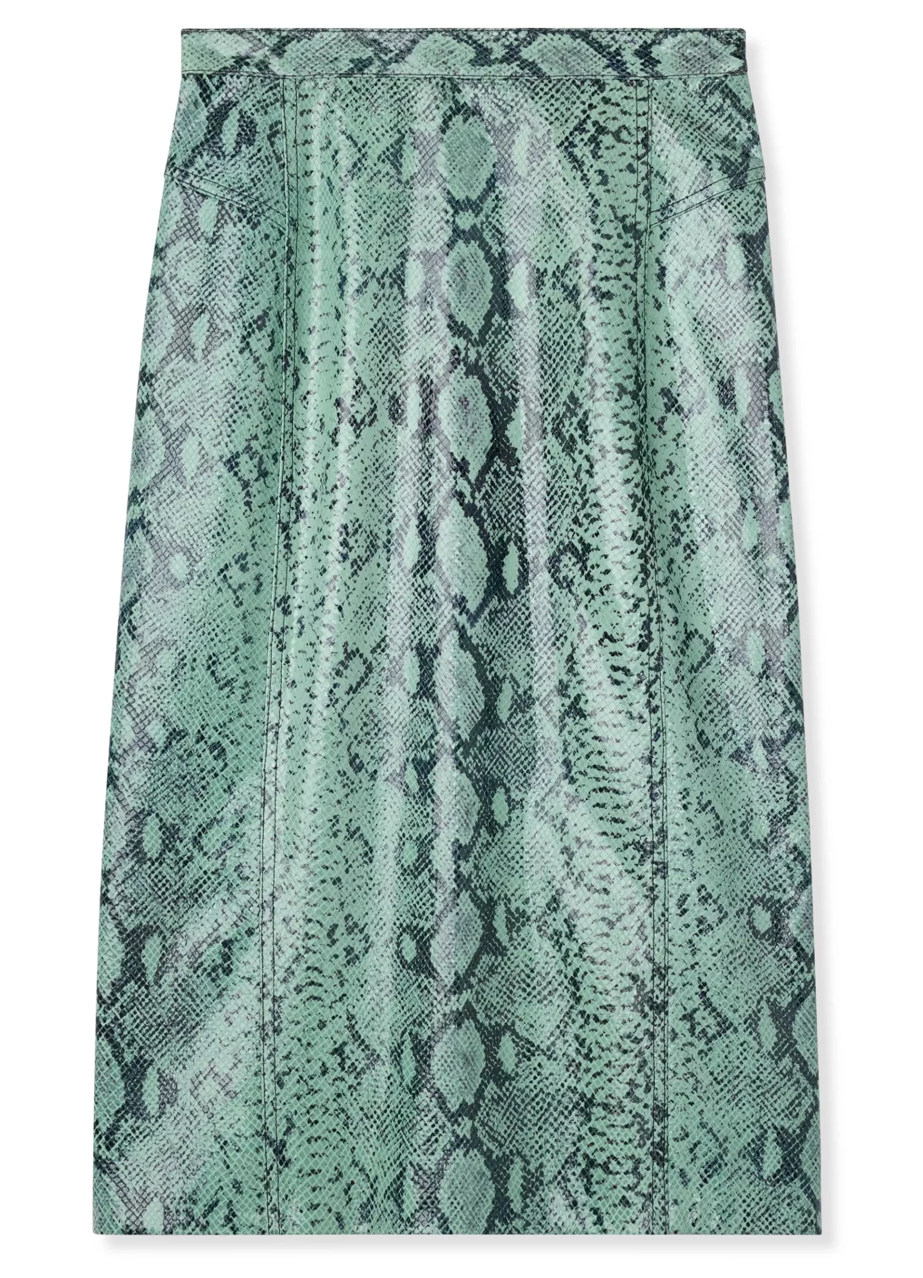 St. John Nappa Leather Snake Print Skirt |  COORDINATING SETS | MATCHING SETS