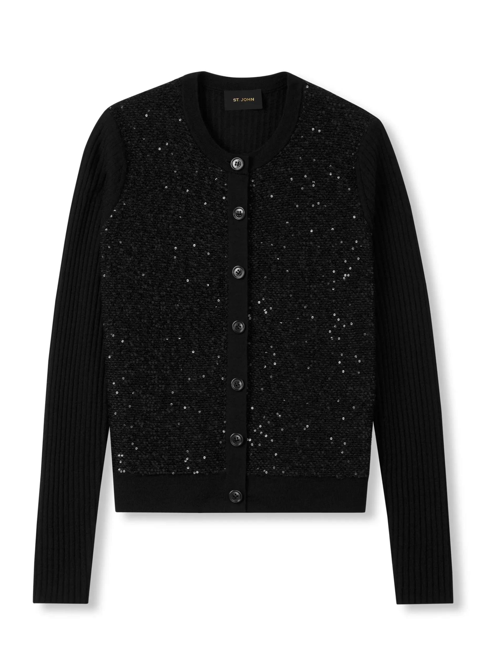 St. John Sequin Knit Cardigan |  KNITWEAR | SWEATERS