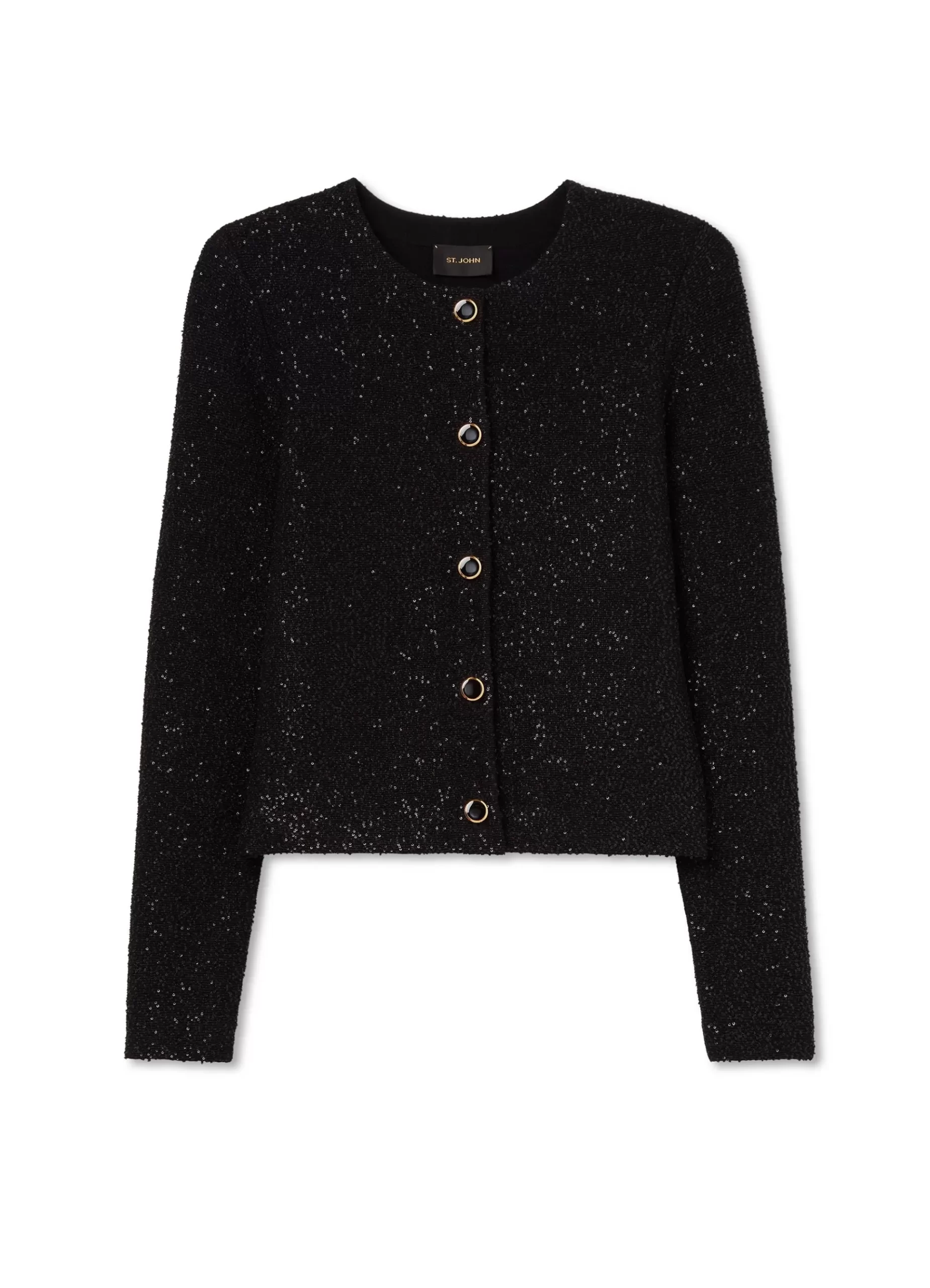 St. John Sequin Stretch Knit Cardigan |  KNITWEAR | EVENING WEAR