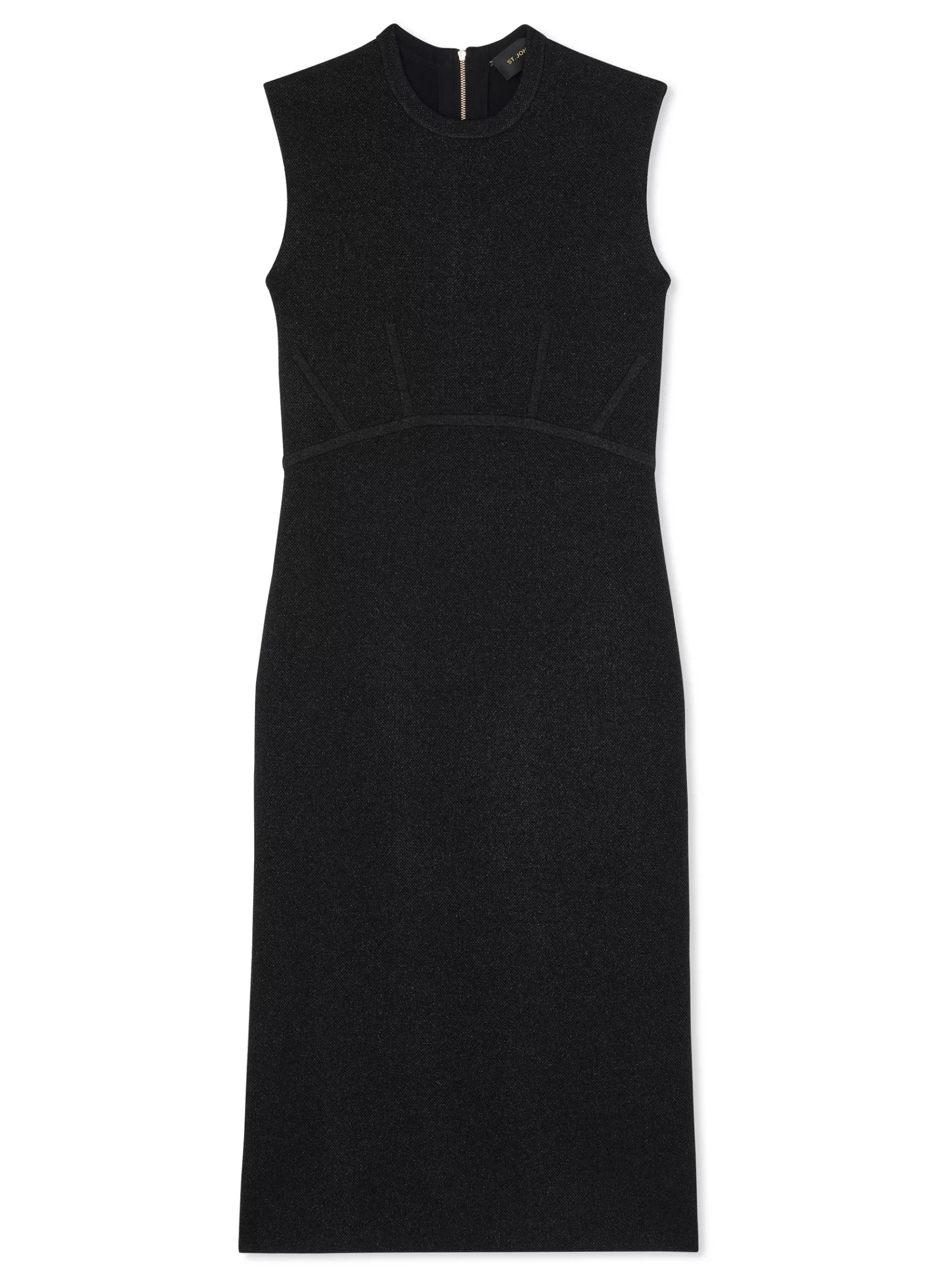 St. John Stretch Lurex Piqué Dress |  EVENING WEAR | DRESSES