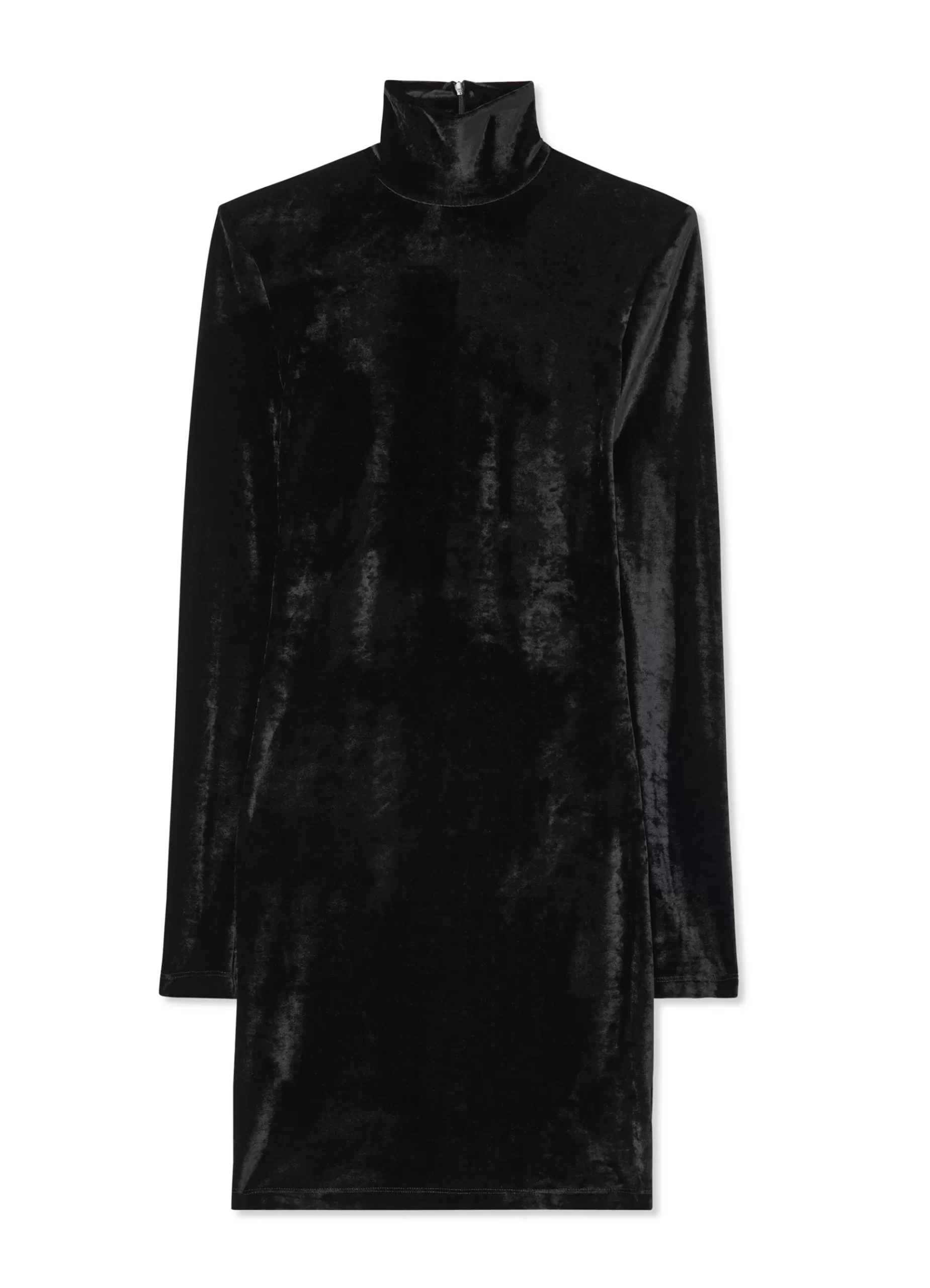 St. John Stretch Velour Turtleneck Dress |  EVENING WEAR | DRESSES