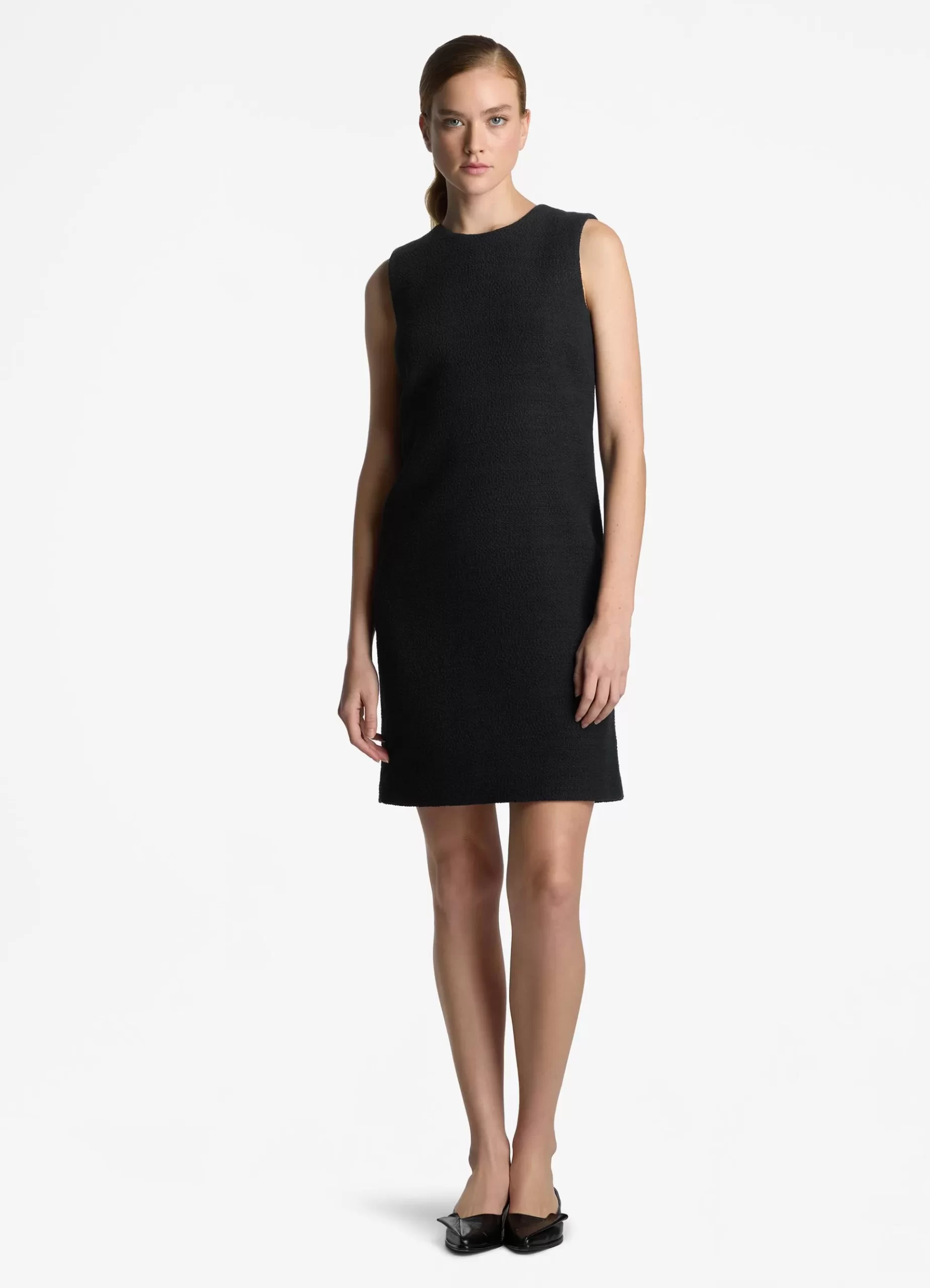 St. John Textured Tweed Shift Dress |  DRESSES | WORKWEAR DRESSES