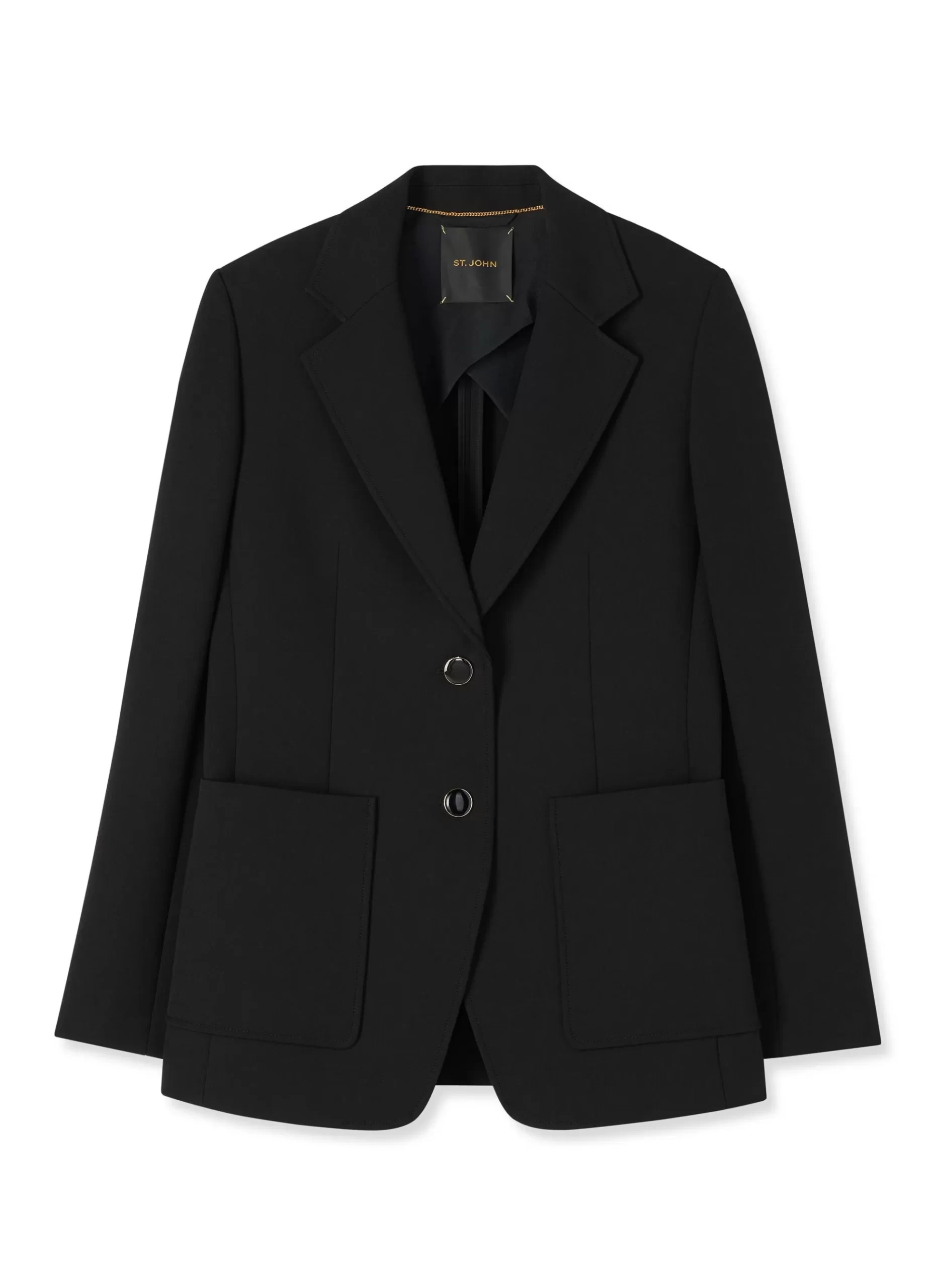 St. John The Boardroom Blazer in Stretch Crepe Suiting |  SUITS & SEPARATES | JACKETS