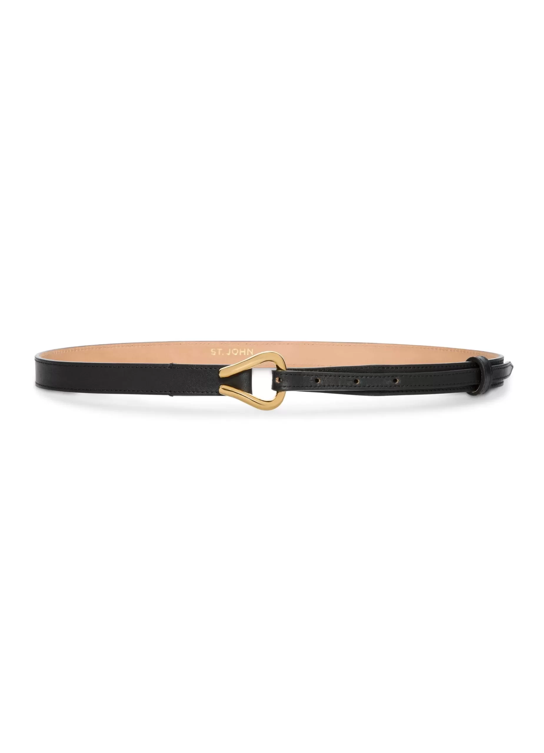 St. John Thin Leather Loop Belt |  BELTS | ACCESSORIES